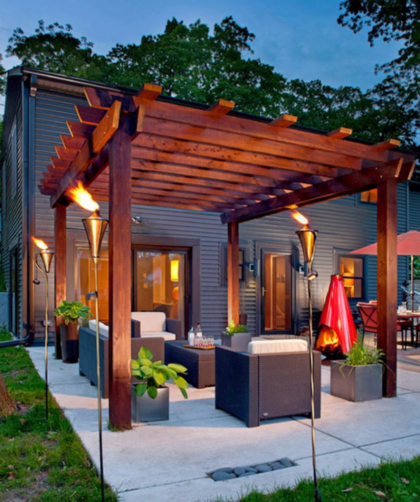 visitante Meandro Incentivo 14 Ideas para patios o terrazas al aire libre - Arkihome