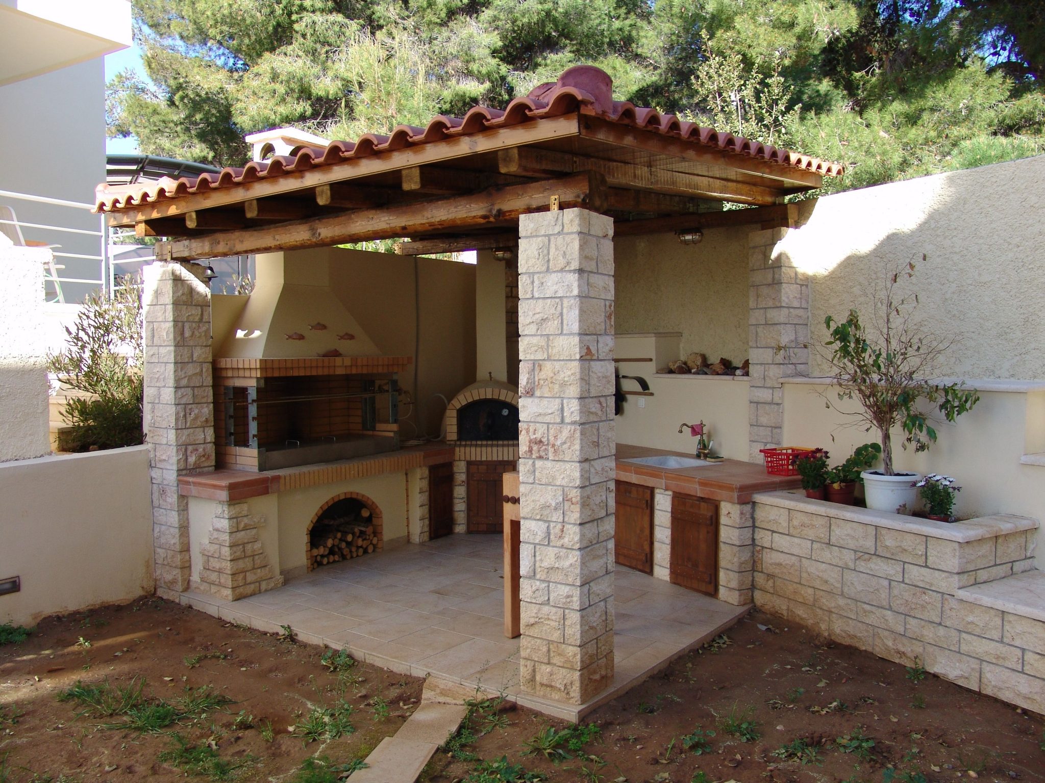 Cocinas De Patio Sencillas