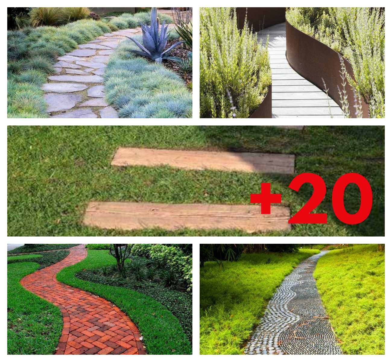 teoría Acelerar Violeta 20 Caminos o senderos para construir en tu jardín - Arkihome