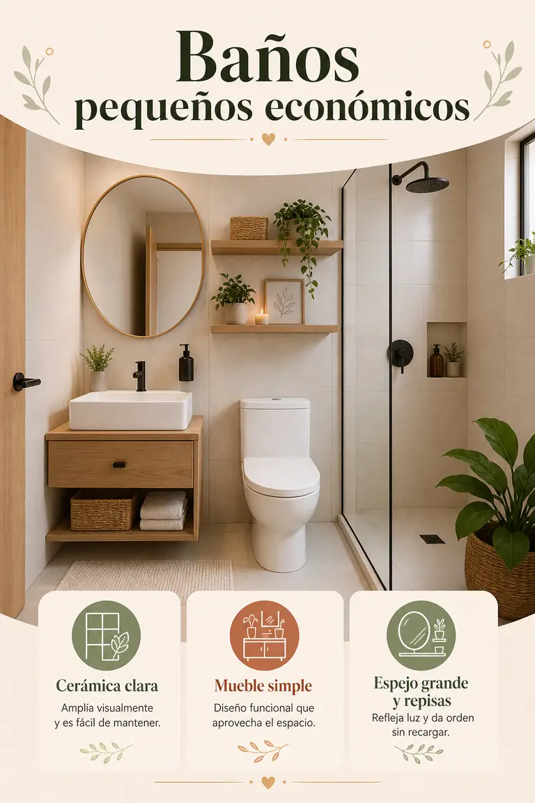Baños pequeños económicos