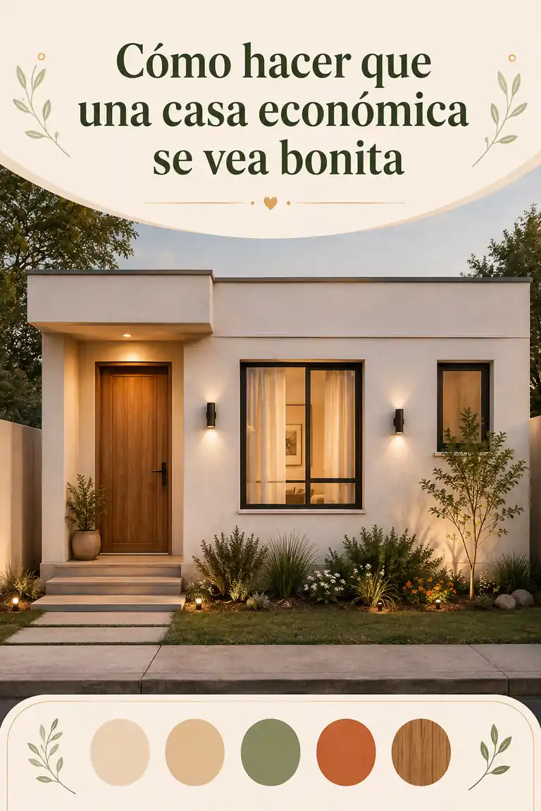 Cómo hacer que una casa económica se vea bonita