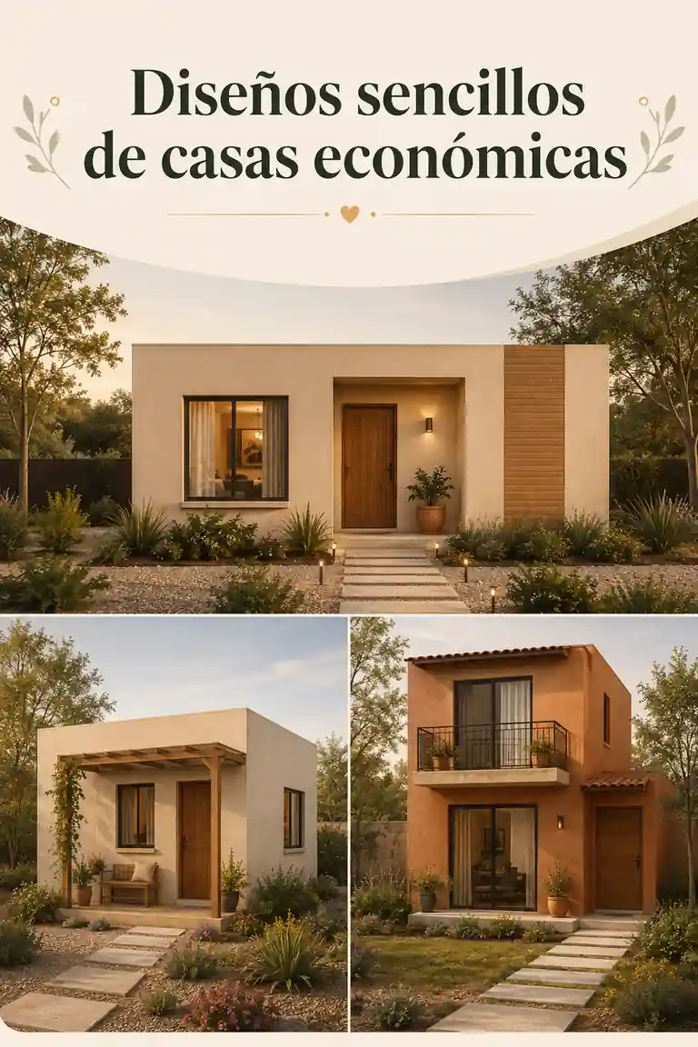 Diseños sencillos de casas económicas
