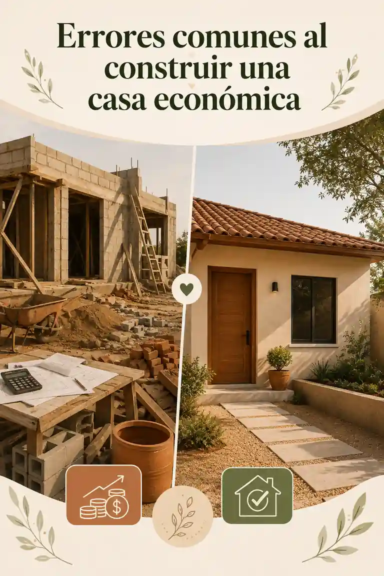 Errores comunes al construir una casa económica