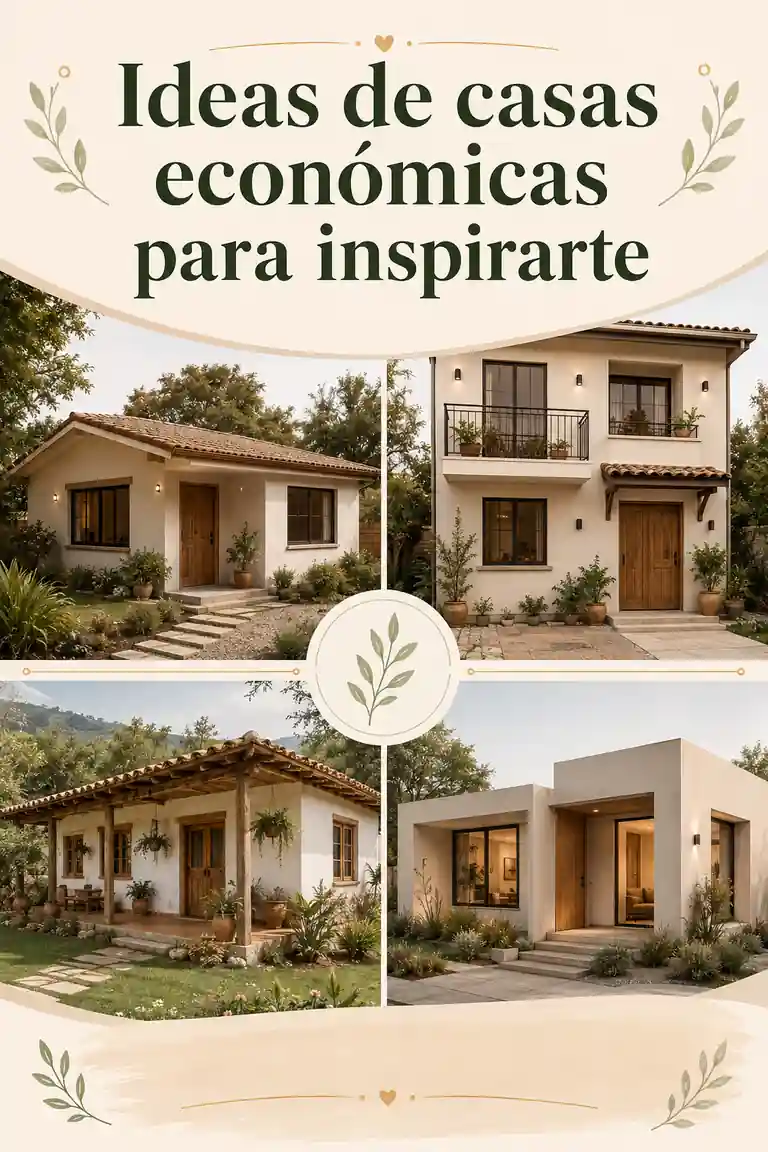 Ideas de casas económicas para inspirarte