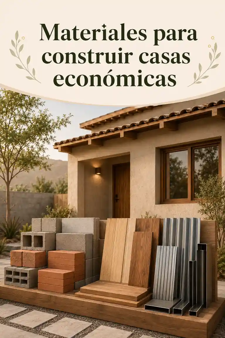 Materiales para construir casas económicas