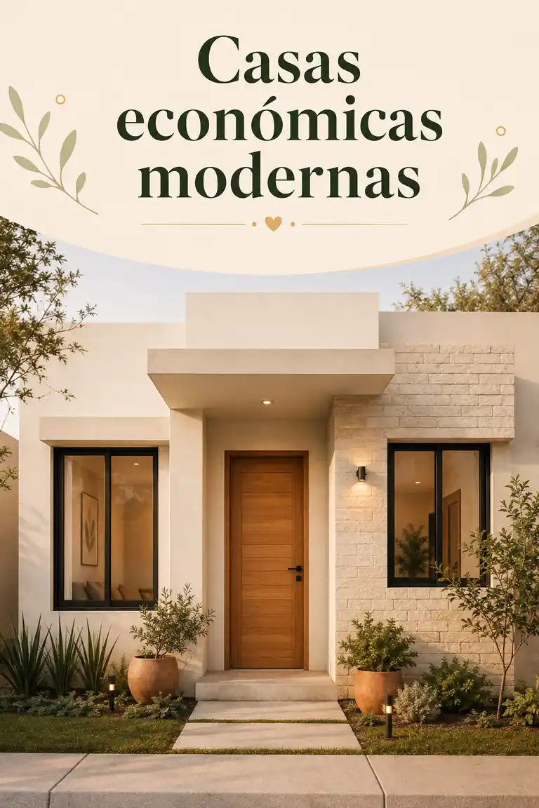Casas económicas modernas