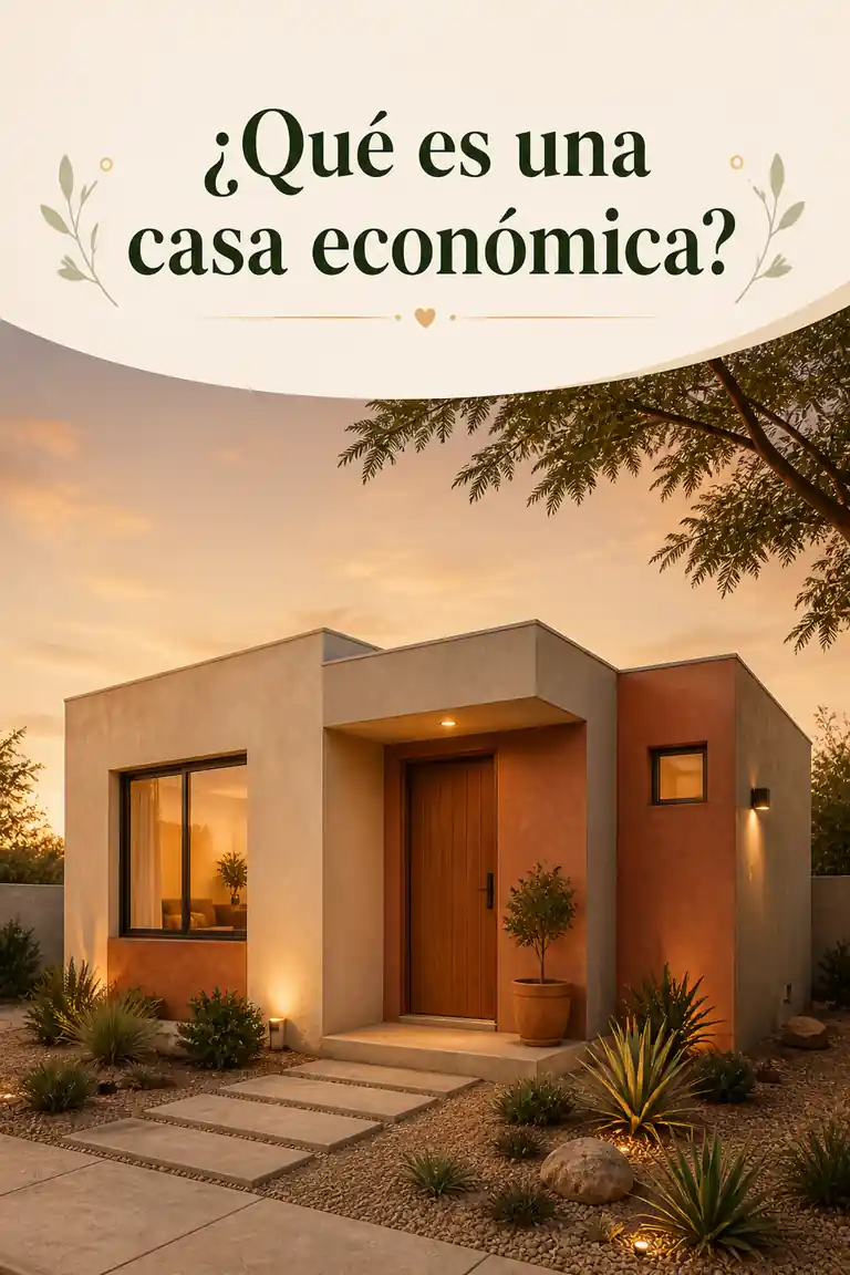 ¿Qué es una casa económica?