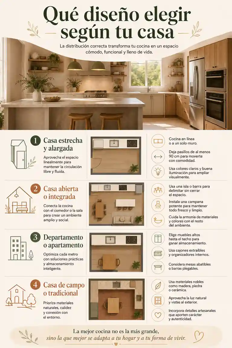 Qué diseño elegir según tu casa