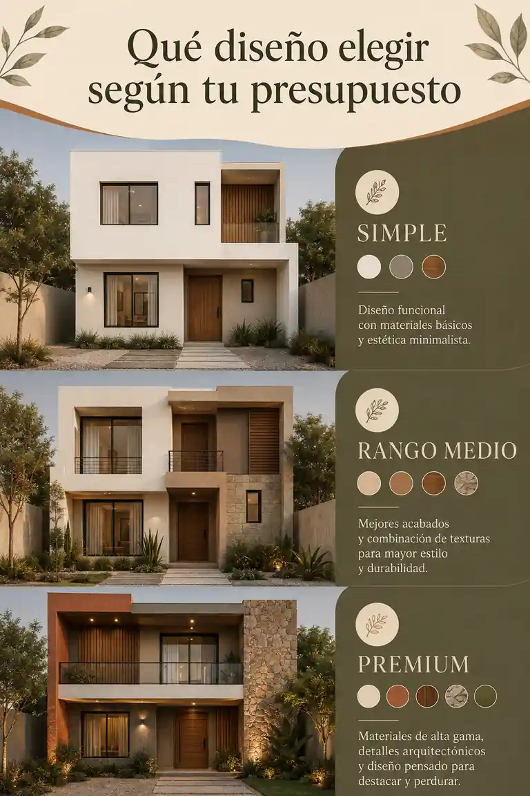 Qué diseño elegir según tu presupuesto