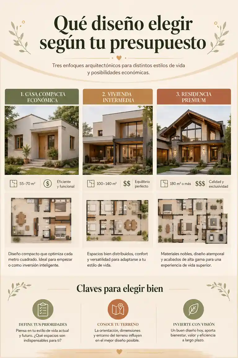 Qué diseño elegir según tu presupuesto