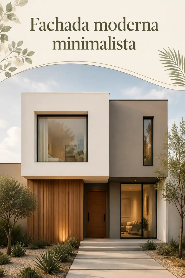 Fachada moderna minimalista