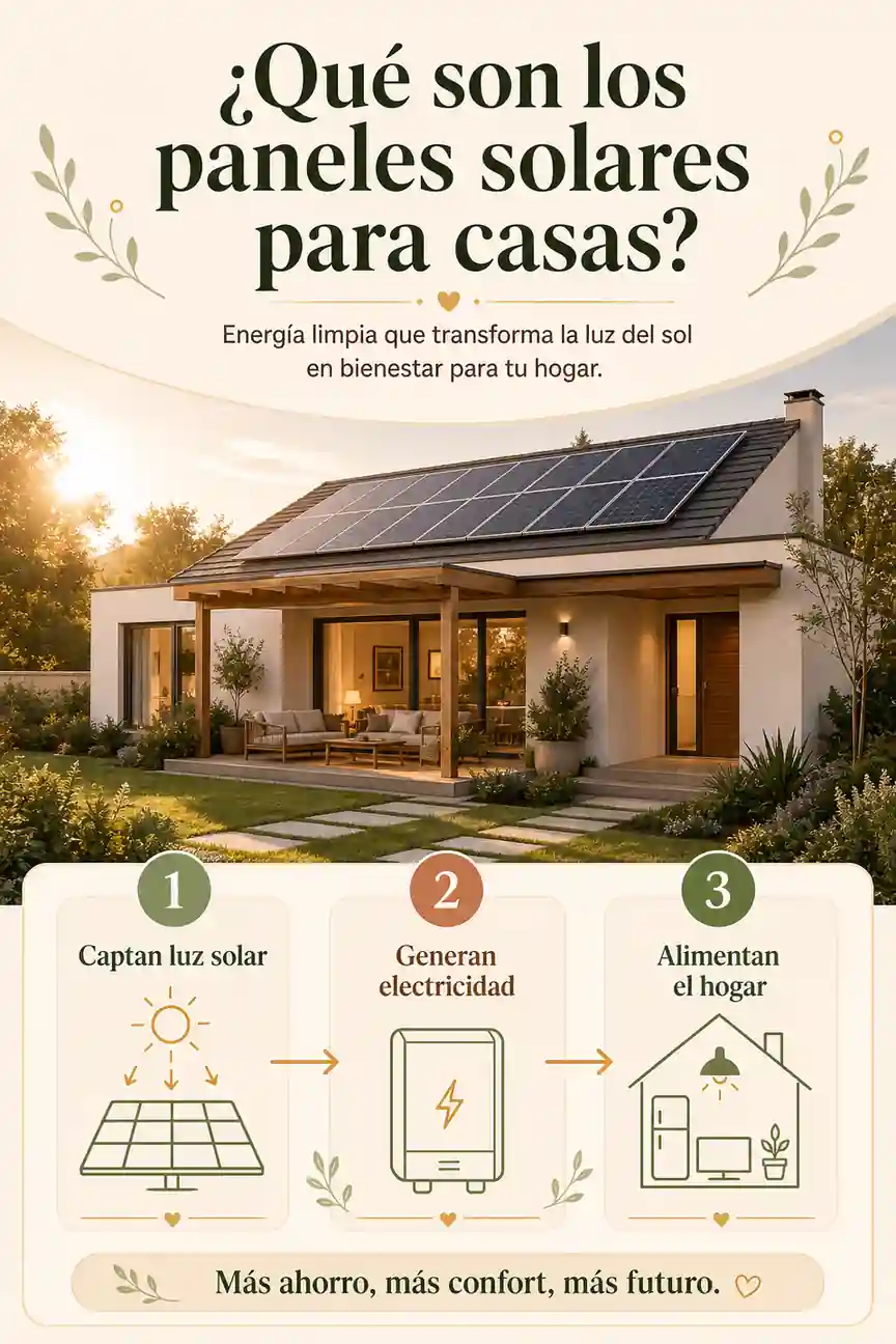 ¿Qué son los paneles solares para casas?